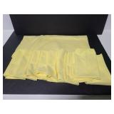 Yellow table linens