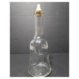 Vintage cork glass bottle