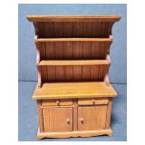 Wood doll house hutch