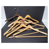 Collection of wood hangers