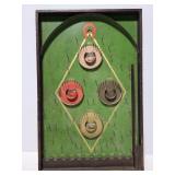 Antique pinball game board