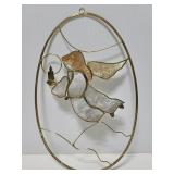 Faux angel stain glass suncatcher