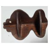 Small wood corner shelf