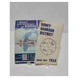 Pair of vintage maps