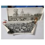 Two panoramic class photos