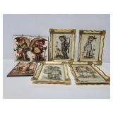 Collection of small  Hummel prints