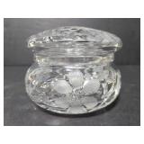 Cut crystal hair receiver