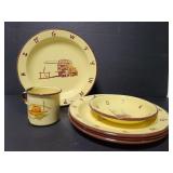Monterrey Western enameled dinnerware