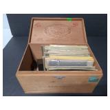 Box of old negatives, medium format