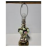 Mid 20th century pottery table lamp