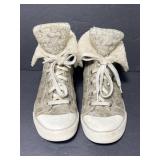 Coach Bonney high top canvas logo sneakers