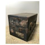 Large vintage steamer trunk