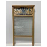 Vintage Columbus co. crystal cascade washboard