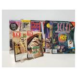 Nine magazines with Star Wars covers