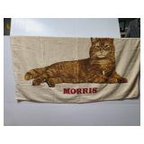 Morris the cat towel