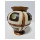 Unmarked pottery vase