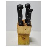 J.A. Henckels international knives in block