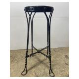 Vintage twisted metal plant stand