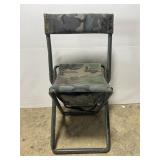 Army green canvas lightweight folding chair