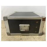 Vintage heavy-duty locking equipment box