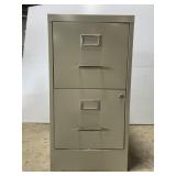 Vintage metal filing cabinet
