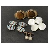 Vintage cufflink collection