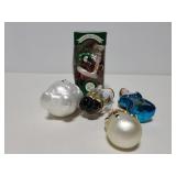 Vintage glass ornaments