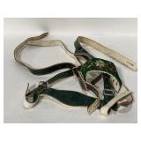Lot of 2 small vintage leather harness