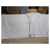 Two lace table linens