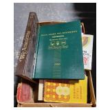 Vintage box of books