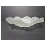Frosted glass bowl
