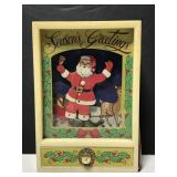 Dancing musical vintage Santa Claus box
