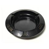 Vintage dark red glass Reno club ashtray