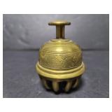 Unique etched brass bell