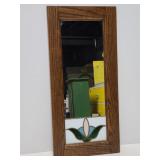 Stained glass cabinet Co mirror/stained glass art