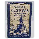 Vintage Naval Customs Traditions and Usage book