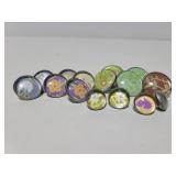 Buttons/pins with no backings