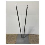 Metal sign display stand