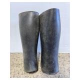 Vintage leather horse leg guards