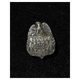 Vintage Detroit Police Safe Driver lapel hat pin
