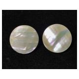 Antique mother of pearl brooches