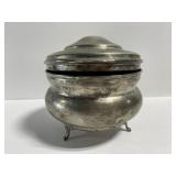 Vintage silver trinket box