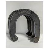 Set of 4 Franklin metal horseshoes