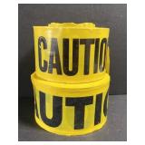 Lot of 2 rolls caution tape