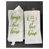 Lot of 4 new hand towels