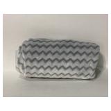 New grey chevron fleece baby blanket