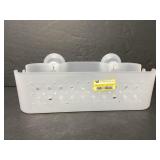 New frosted plastic suction shower caddy