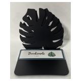 New set of metal palm leaf bookends