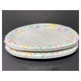 Lot of 2 spritz! Oval heavy-duty paper plates
