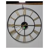 Threshold Roman numeral wall clock